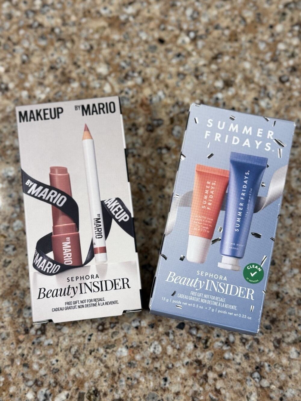 Beauty Insider +Makeup by Mario lip kit + Summer Fridays Bundles